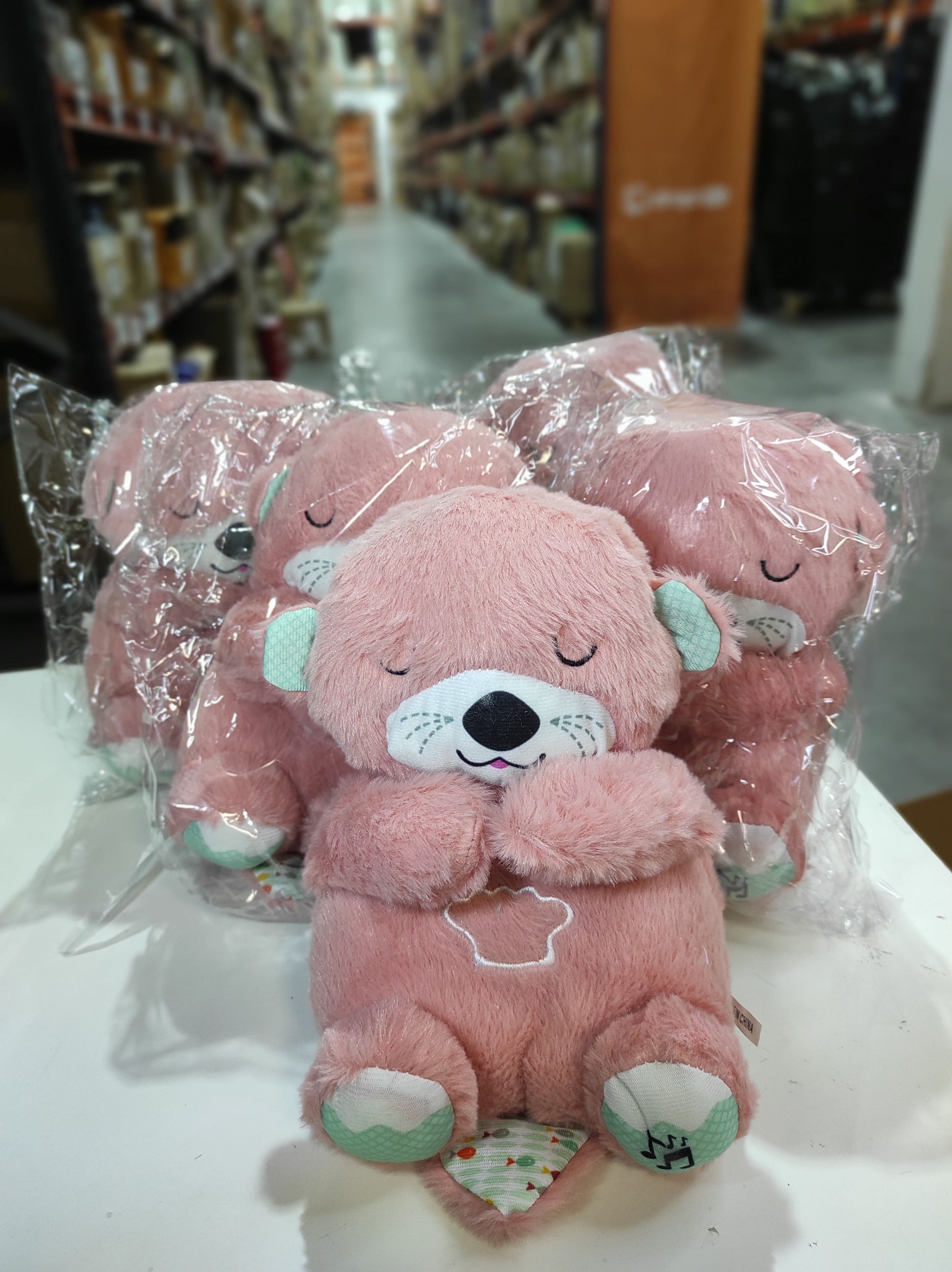 Peluche relajante para bebé que simula respiración ( nutria rosa ) - additional image 10